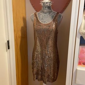 Ecote Sequin Mini Dress Size 6